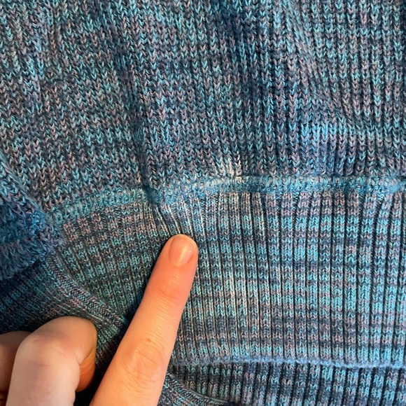 Free People Blue Knit Crop Top - Picture 10 of 10